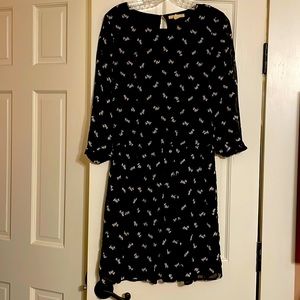 Black long sleeve dress